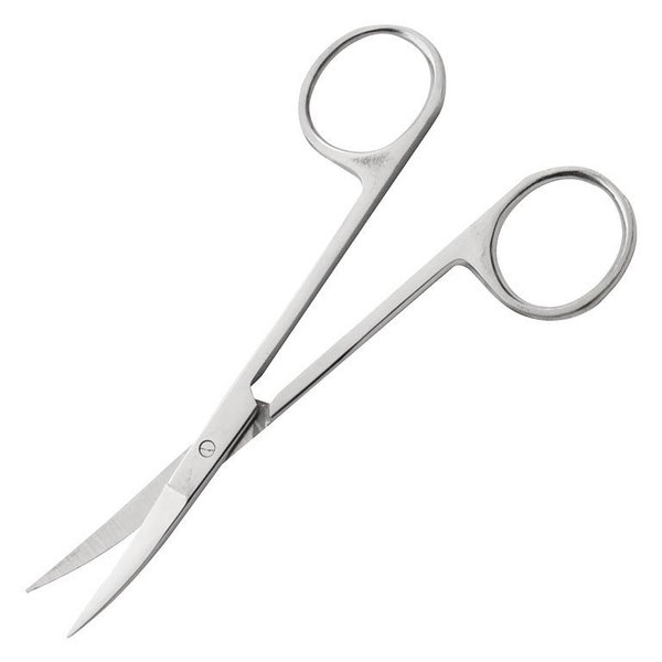 Economy Operating Scissors, Curved, Sharp/Sharp, Economy, Satin, 4.5in, Each 11-106 S/S-S